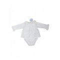 3-6M White Frill Collar Blouse Romper - Laran Jinha
