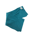 One Size Turquoise Sequin Trim Knit Scarf - Damart