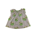 0-3M Grey Green Apple Tunic Dress - Baby Gap