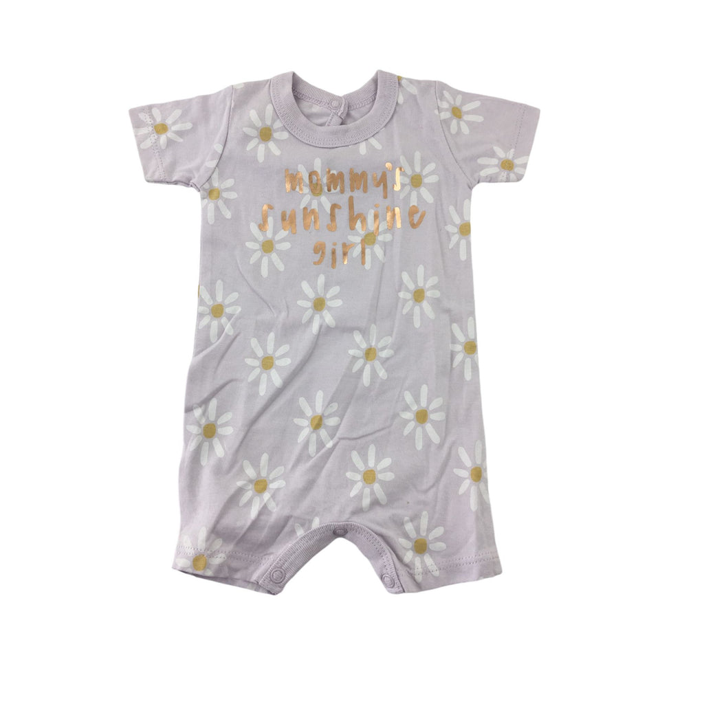 Newborn Lilac "Mommy's Sunshine" Romper - Woolworths