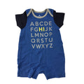 0-3M Blue Alphabet Romper - Gap