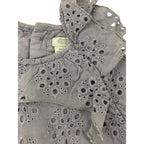 0-3M Cornflower Cotton Eyelet Romper - Mamas & Papas