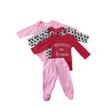 Newborn Cerise & Light Pink Bodysuits & Leggings - Cuddlesome