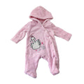 Newborn Light Pink Swan Snap Fleece Onesie - Ackermans