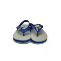Size 7 - Grey & Blue Puppy Flip Flops - Real