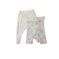 Newborn White & Grey Arrow Ribbed Leggings - Cotton On