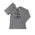 5-6Y Grey Melange "Vinnie's Custom Made Garage" Long Sleeve - Sticky Fudge