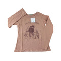 8-9Y Dusty Pink "Ahoy Me Hearties" Long Sleeve T Shirt - Sticky Fudge