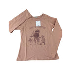 8-9Y Dusty Pink "Ahoy Me Hearties" Long Sleeve T Shirt - Sticky Fudge