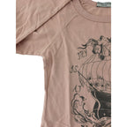 8-9Y Dusty Pink "My Heart Is Out At Sea" T Shirt - Sticky Fudge