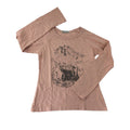 8-9Y Dusty Pink "My Heart Is Out At Sea" T Shirt - Sticky Fudge