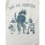 6-7Y Light Yellow "Ahoy Me Hearties" Long Sleeve T Shirt - Sticky Fudge