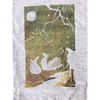 6-7Y Grey Melange Charlee Swan Long Sleeve T Shirt - Sticky Fudge