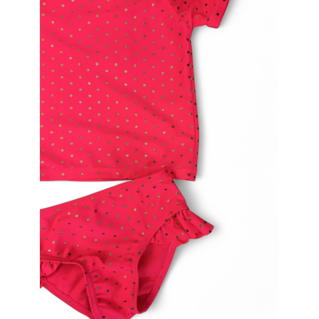 3-6M Cerise Pink Swim Rashie & Bottoms - Clicks