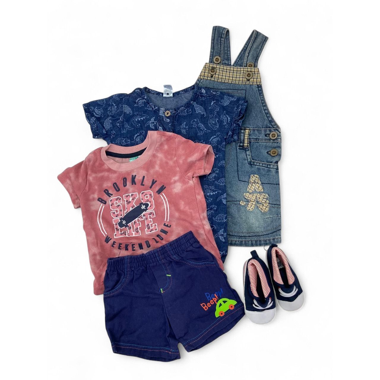 0-6M Boys 5-Piece Summer Bundle - Ackermans, Jet