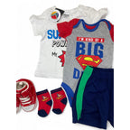 0-6M 5-Piece Boys Summer Bundle - Jet