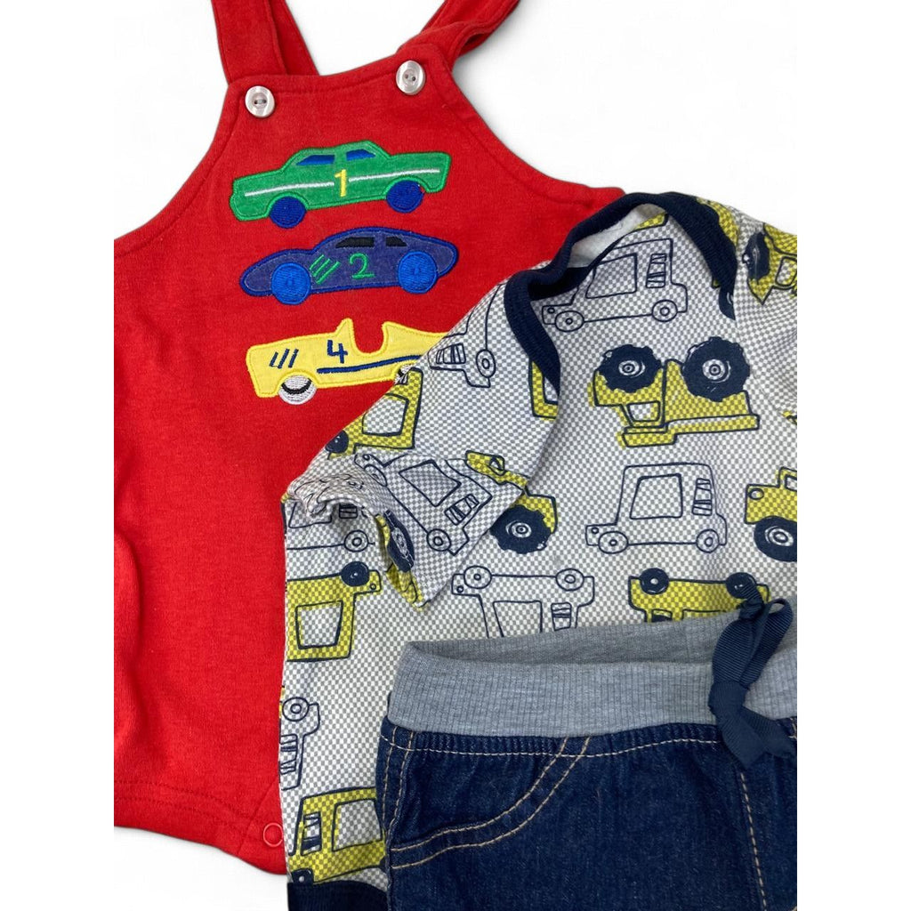 0-3M Boys 4-Piece Summer Bundle - Cuddlesome, 123