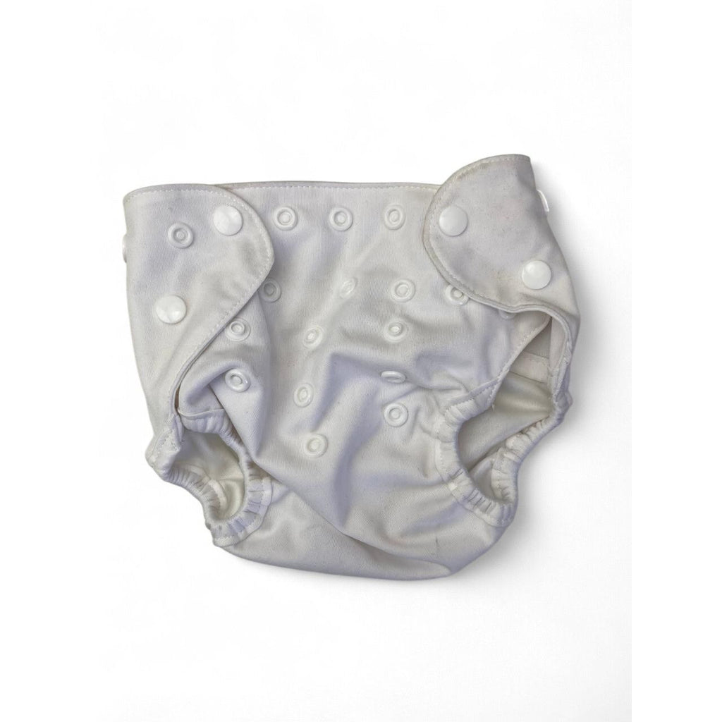 0-24M White Reusable Nappy (Without Inserts) - Biddykins