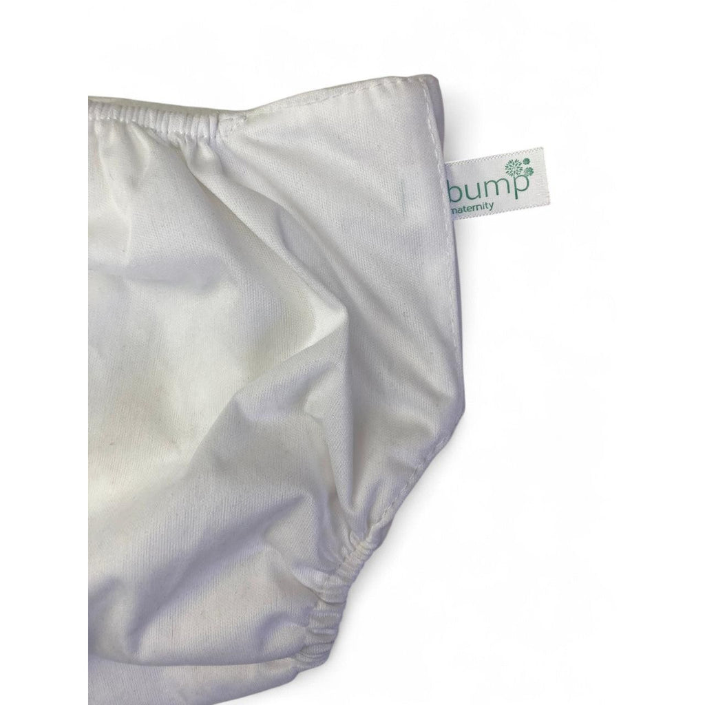 0-24M White Set Of Three Reusable Nappies - Bump Maternity