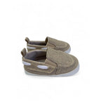 Size 1 - Beige Soft Sole Boatshoes - Jet