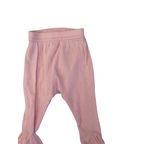 Newborn Light Pink Ribbed Footed Leggings - Woolworths