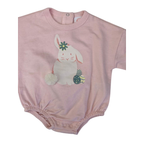 Newborn Light Pink Loose Sweater Romper - Wonder Nation
