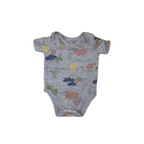 0-3M Light Pink, Grey & Mint Bodysuits & Rompers - Tiny Tots