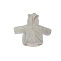 UK 0-1M Cream Teddy Fleece Zip Hoodie - H&M