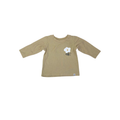 1-3M Beige Daisy Detail Long Sleeve T Shirt - Woolworths