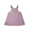 12-18M Light Pink Corduroy Heart Pocket Dungaree Dress - Woolworths