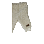 0-3M White Teddy Fleece Leggings - Naartjie