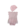 1-3M Light Pink Dotted Tulle Bodysuit & Beanie - Woolworths