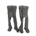 *NEW* 0-3M Set of 2 Ribbed Grey Branded Stockings - Sticky Fudge