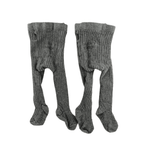 *NEW* 0-3M Set of 2 Ribbed Grey Branded Stockings - Sticky Fudge