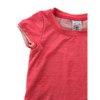 US 12M Coral Melange Workout Top - Decathlon