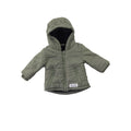 1-3M Khaki Green Fleece Lined Puffer Jacket - Woolworths