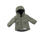 1-3M Khaki Green Fleece Lined Puffer Jacket - Woolworths