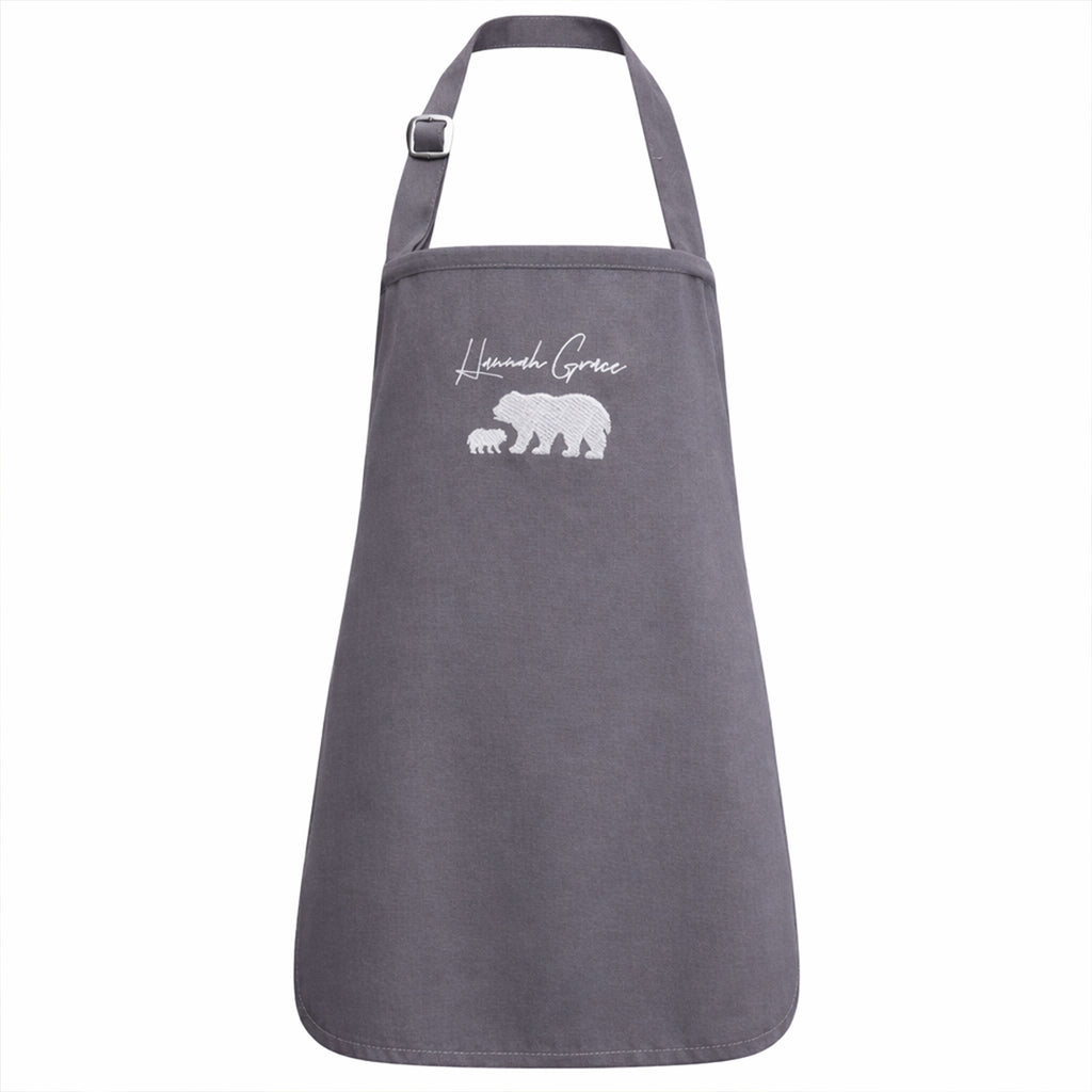 One Size - Grey Apron Nursing Cover - Hannah Grace