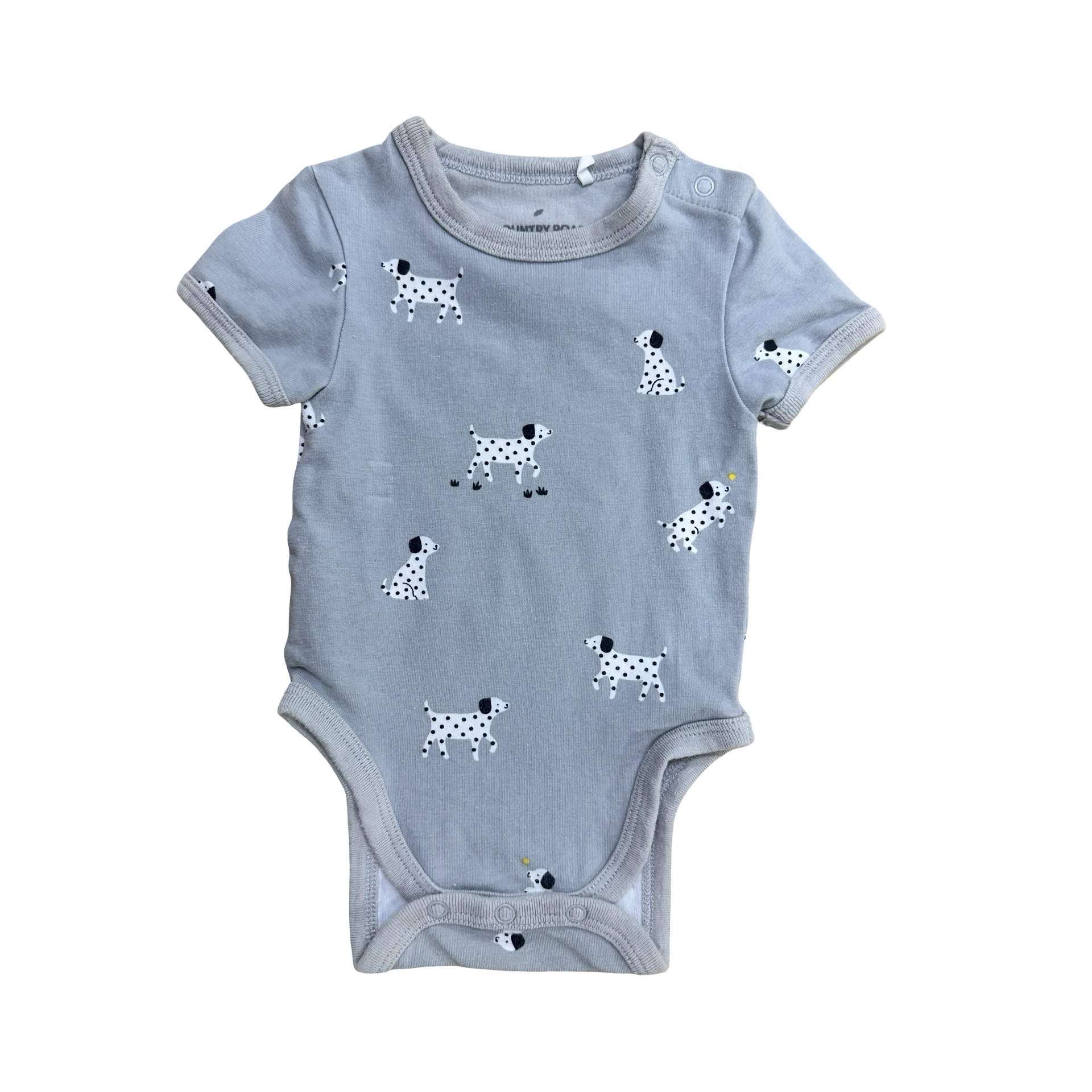 0-3M Dalmatian bodysuit - Country road