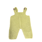 6-12M Mustard yellow knitted dungaree - Nanas