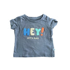 1-3M Grey tufted "Hey!" t-shirt - Woolworths
