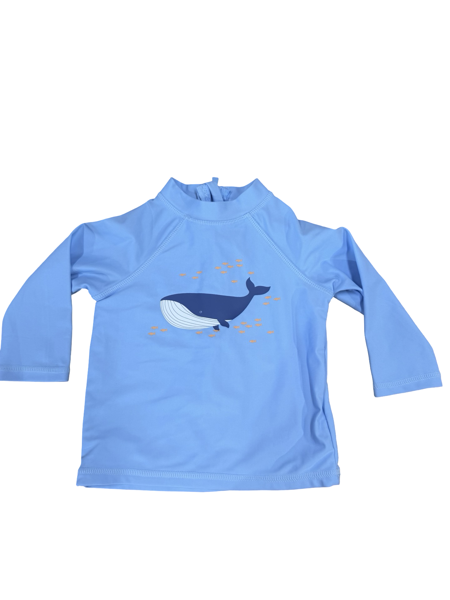 6-12M Blue whale long sleeve swimming shirt - Cotton On