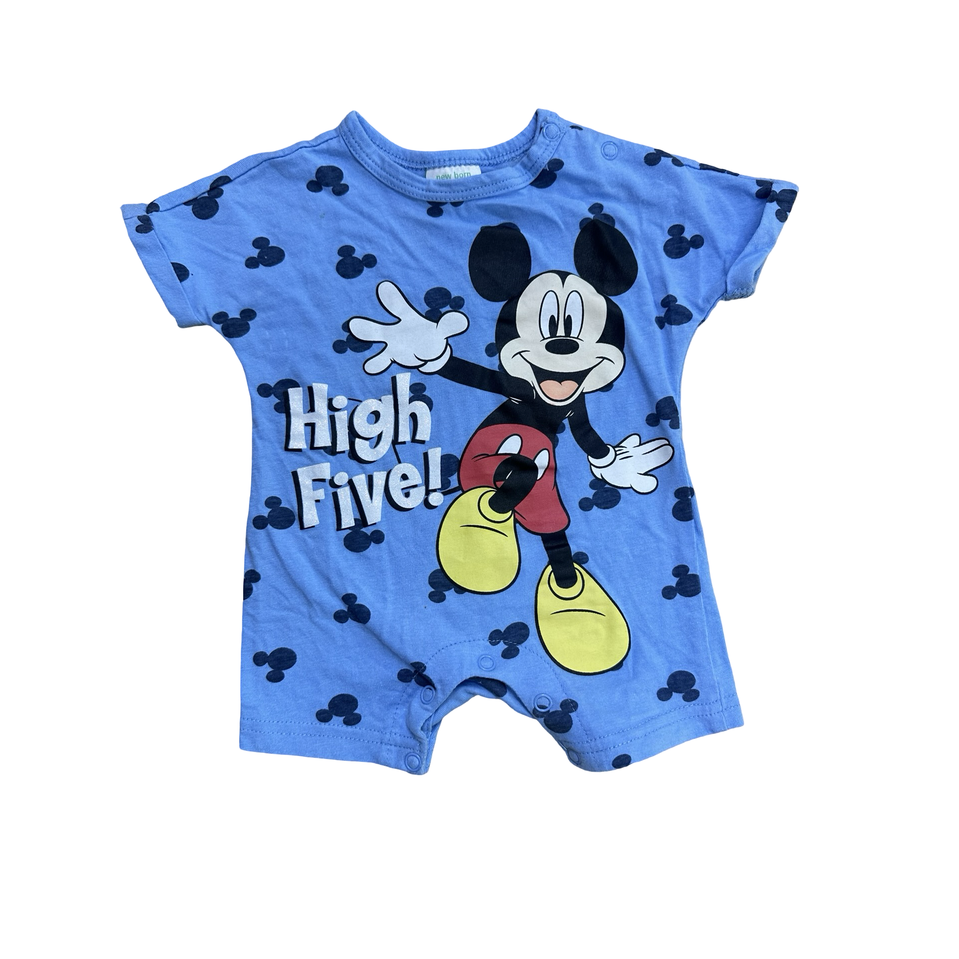 Newborn Mickey blue romper - Disney