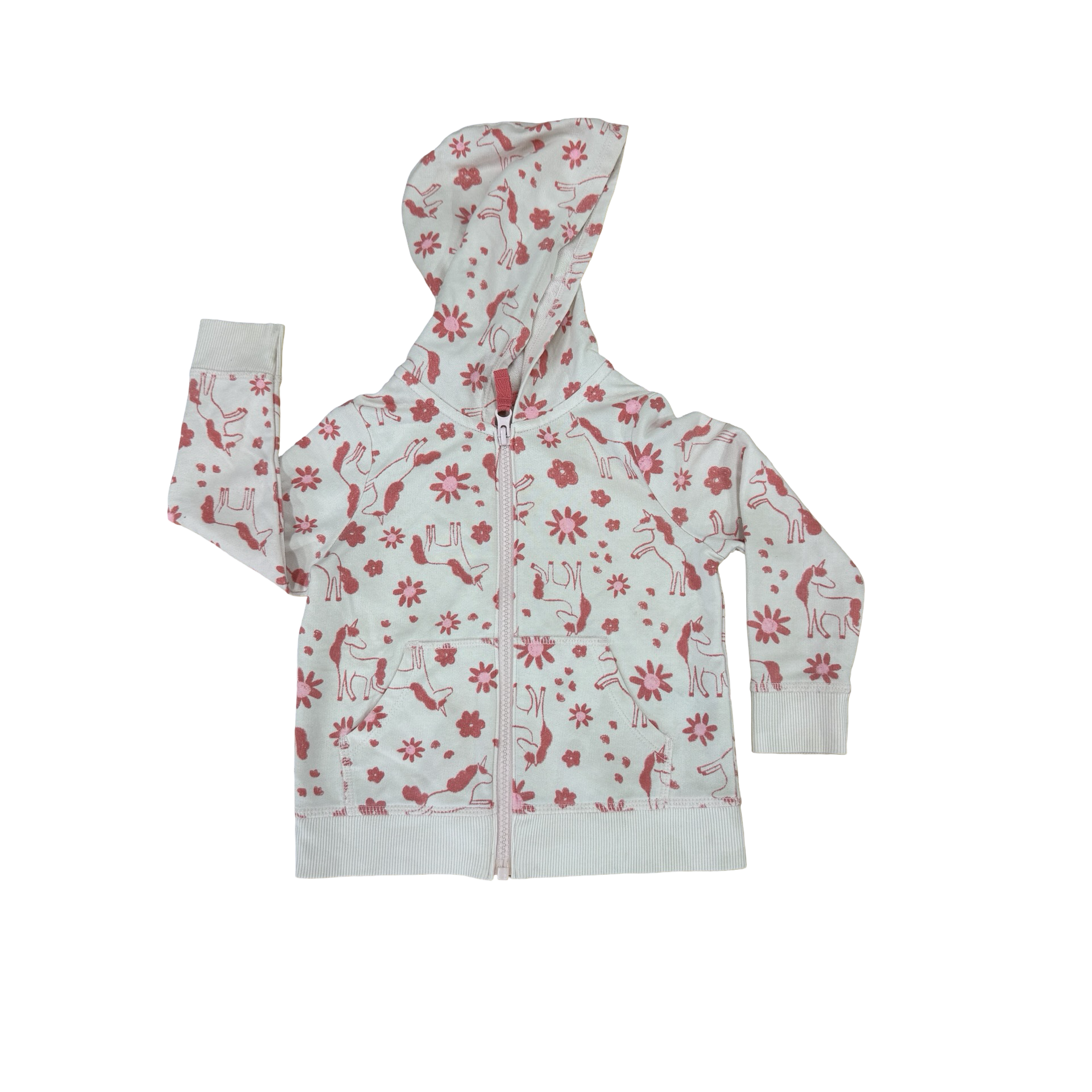 2-3Y Pink unicorn hoodie - Cat & Jack