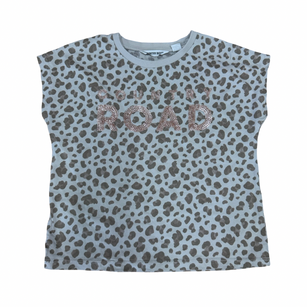 4-5 Leopard & Sequin T-shirt - Country Road