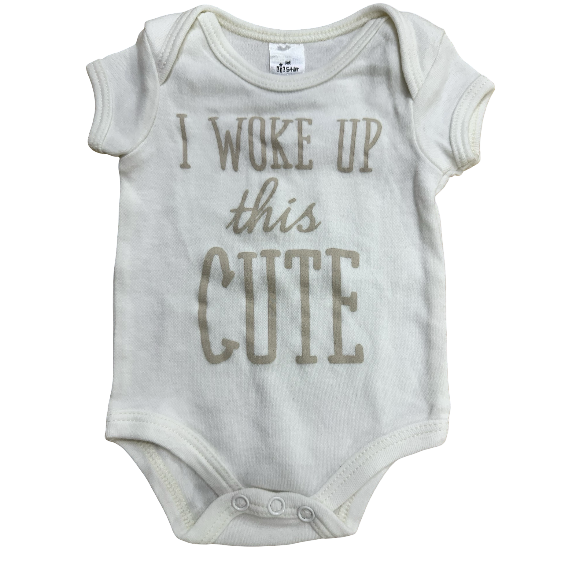 Newborn I woke up this cute bodysuit - Jet