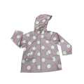 4-5Y Light purple big dotted waterproof coat - Zara