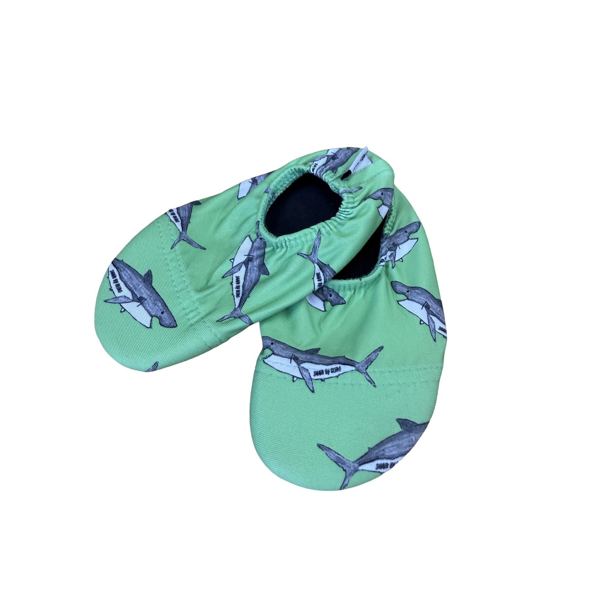Green shark swim shoes - Slipslop