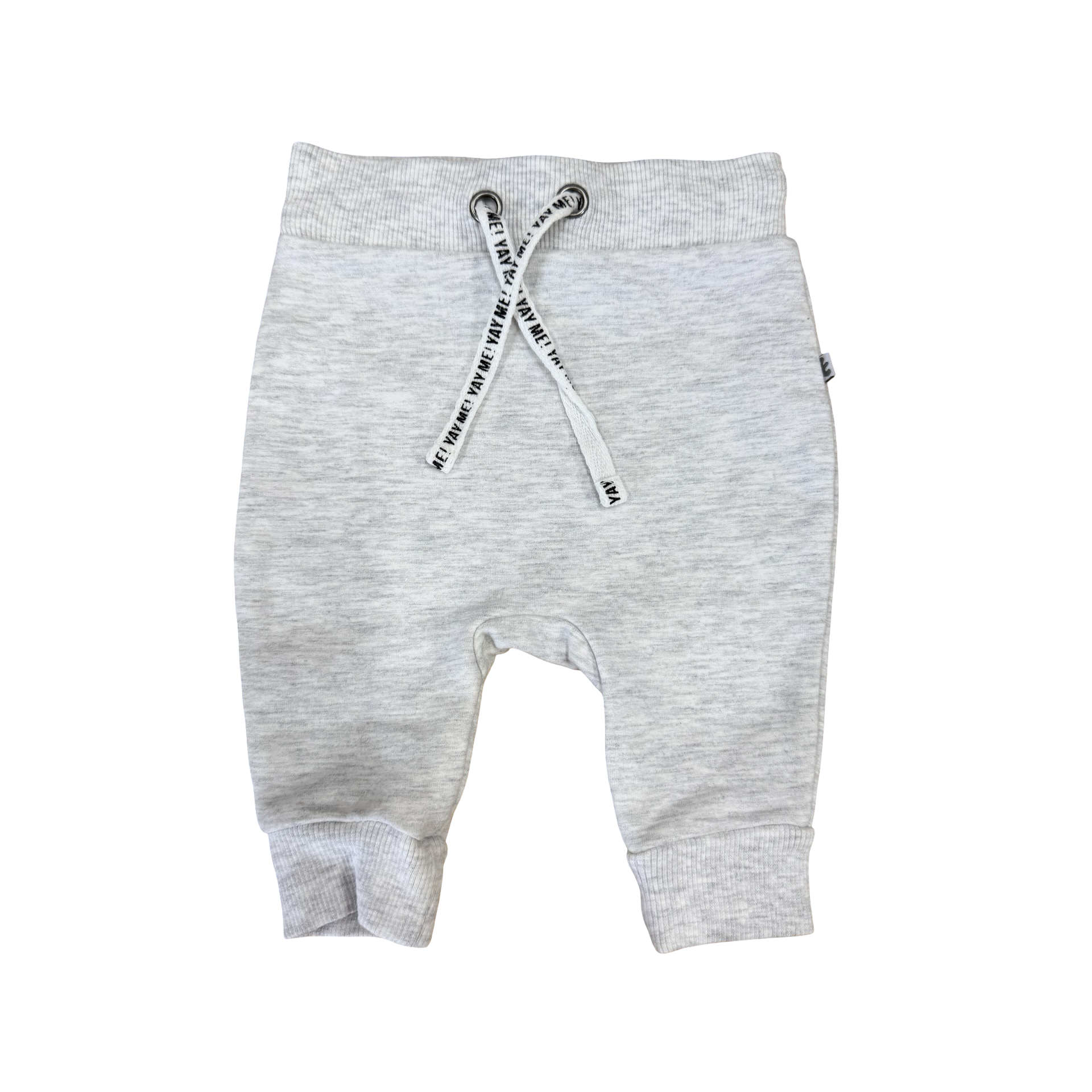 1-2M Light grey melange sweater pants - Woolworths