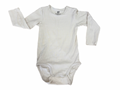 1-2Y Cream Ribbed long sleeve bodysuit - H & M
